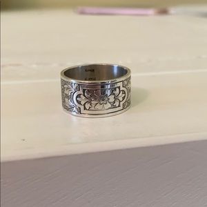 Sterling Silver Stamped Hugo Kohl Band